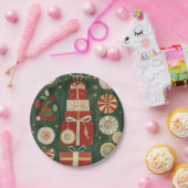 抽象芸術ユレタイドタペストリー ペーパープレート (パーティー)