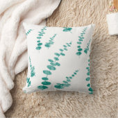 抽象芸術ユーカリ模様 クッション (ブランケット)