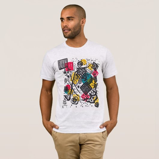 抽象芸術ユーフォリアカンディンスキー最高傑作 Tシャツ (正面フル)