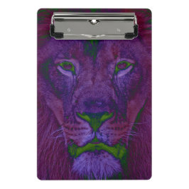 抽象芸術ライオンミニクリップボード ミニクリップボード