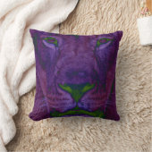 抽象芸術ライオン枕 クッション (ブランケット)