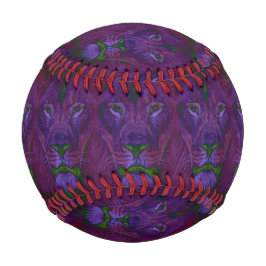 抽象芸術ライオン野球 野球ボール