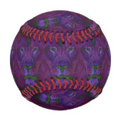 抽象芸術ライオン野球 野球ボール (正面)