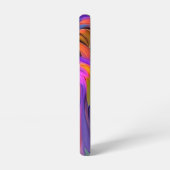 抽象芸術ライオン顔神秘的ファンタジーアート SAMSUNG GALAXYケース (左側面)