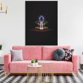 抽象芸術ライトトレイル拡大キャンバス印刷 キャンバスプリント (インサイチュ (リビング))