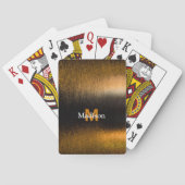 抽象芸術ライト海の光沢を帯びたブロンガ遊グラム トランプ (裏面)