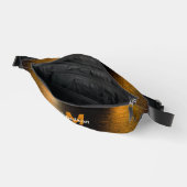 抽象芸術ライト海光沢ブロンズモノグラム ファニーパック (見開き)