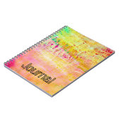 抽象芸術ライト絵画のアートジャーナル手帳 ノートブック (左側)