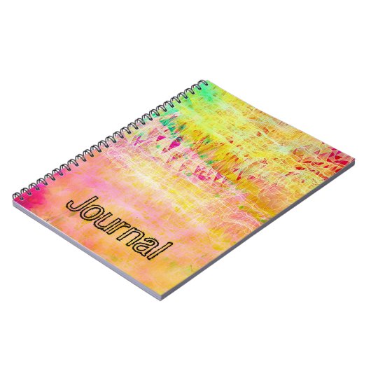 抽象芸術ライト絵画のアートジャーナル手帳 ノートブック (左側)