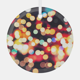 抽象芸術ライト：テクスチャシンプルバックグラウンド ガラスオーナメント