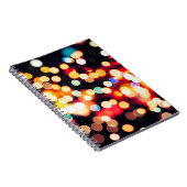 抽象芸術ライト：テクスチャシンプルバックグラウンド ノートブック (右側)