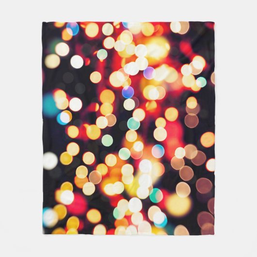 抽象芸術ライト：テクスチャシンプルバックグラウンド フリースブランケット (正面)