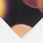 抽象芸術ライト：テクスチャシンプルバックグラウンド フリースブランケット (角)