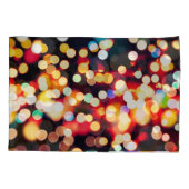 抽象芸術ライト：テクスチャシンプルバックグラウンド 枕カバー (裏面)