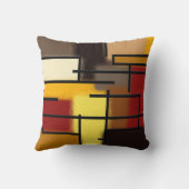 抽象芸術ライナーカラフル装飾用クッション クッション (裏面)