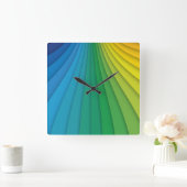 抽象芸術ラインの壁時計 スクエア壁時計 (ホーム)