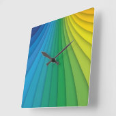 抽象芸術ラインの壁時計 スクエア壁時計 (傾斜)