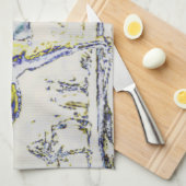 抽象芸術ラクダ….レプリカ キッチンタオル (四つ折り)