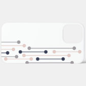 抽象芸術ラグジュアリー幾何学ファッションパターン Case-Mate iPhoneケース (裏面 (横))