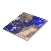 抽象芸術ラピスラズリブルーグラナイト タイル (側面)