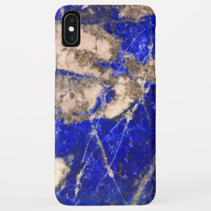 抽象芸術ラピスラズリブルーグラナイト iPhone XS MAXケース