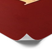 抽象芸術ラブハートロマンチックアート ポスター (角)