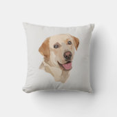 抽象芸術ラブラドール芸術 クッション (正面)