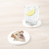 抽象芸術ラブラドール芸術 コースター (側面)