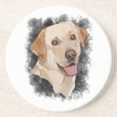 抽象芸術ラブラドール芸術 コースター (正面)