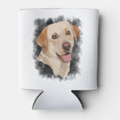 抽象芸術ラブラドール芸術 缶クーラー (正面)