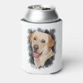 抽象芸術ラブラドール芸術 缶クーラー (缶裏面)
