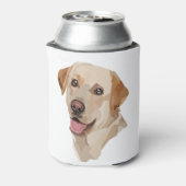 抽象芸術ラブラドール芸術 缶クーラー (缶裏面)