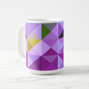 抽象芸術ラベンダージオマグカップ コーヒーマグカップ