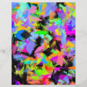 抽象芸術ランダム絵を描雑色分解紙 (裏面)