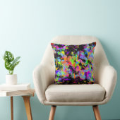 抽象芸術ランダム絵を描雑色爆発 クッション (椅子)