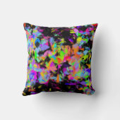 抽象芸術ランダム絵を描雑色爆発 クッション (裏面)