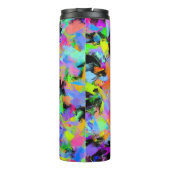 抽象芸術ランダム絵を描雑色爆発 タンブラー (裏面)