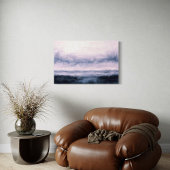 抽象芸術ランドスケープのアートワーク、ダークリバー キャンバスプリント