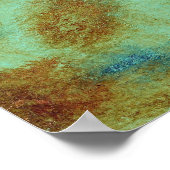 抽象芸術ランドスケープアートローンスキニーツリ絵画ーズ ポスター (角)