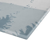 抽象芸術ランドスケープゴールデンウィンターサンセットサンライズ カッティングボード (角)