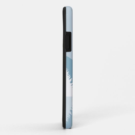 抽象芸術ランドスケープゴールデンウィンターサンセットサンライズ Case-Mate iPhoneケース (裏面/右)