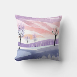 抽象芸術ランドスケープミニマルスタイル クッション