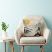 抽象芸術ランドスケープワビサビ#2 クッション (椅子)