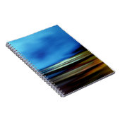 抽象芸術ランドスケープ海ホライゾントワイライトホリデイズ ノートブック (右側)