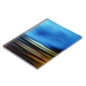 抽象芸術ランドスケープ海ホライゾントワイライトホリデイズ ノートブック (左側)