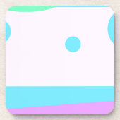 抽象芸術ランドスケープ（3つの衛星を使用） - Coaster コースター (正面)