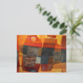 抽象芸術ランドスケープPotosi 23x17 ポストカード (スタンド正面)