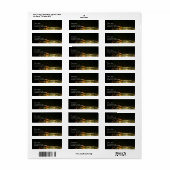 抽象芸術ラ絵画イトの写真「Ribfont」 ラベル (フルシート)