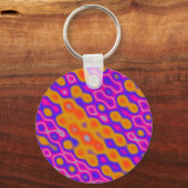 抽象芸術リップル キーホルダー (正面)