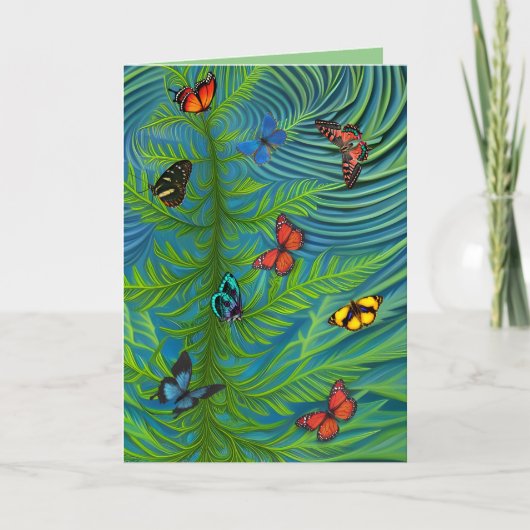 抽象芸術リトルデイジー園 サンキューカード (正面)